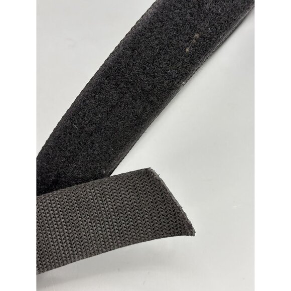 Grunt Style Adjustable Black Nylon Belt Velcro Strap & Metal Buckle Waist 32-36" - Picture 4 of 7